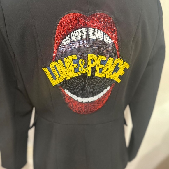 Haver & Blair Black Embellished Blazer - Picture 3 of 3